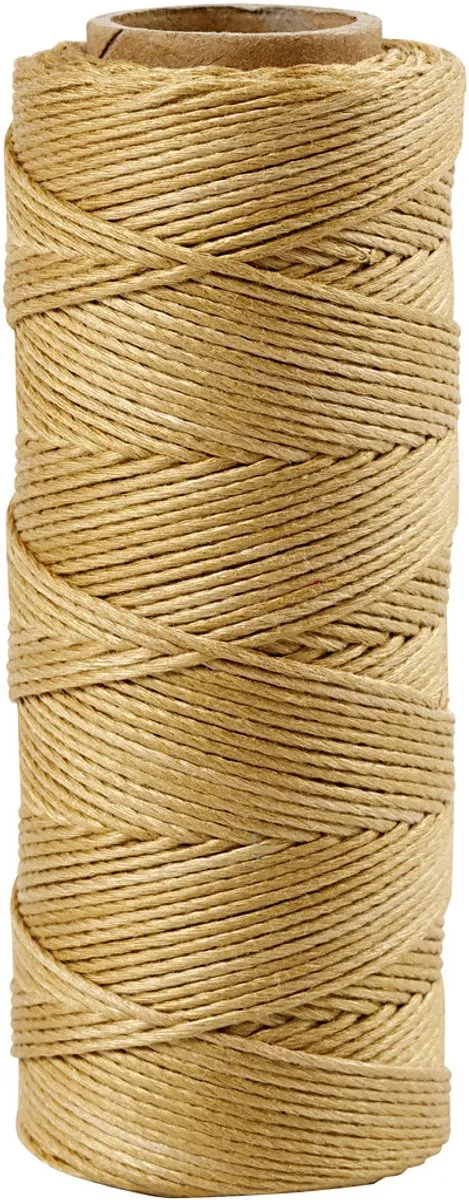 Creativ Company Bamboekoord 1mm Goud 65m