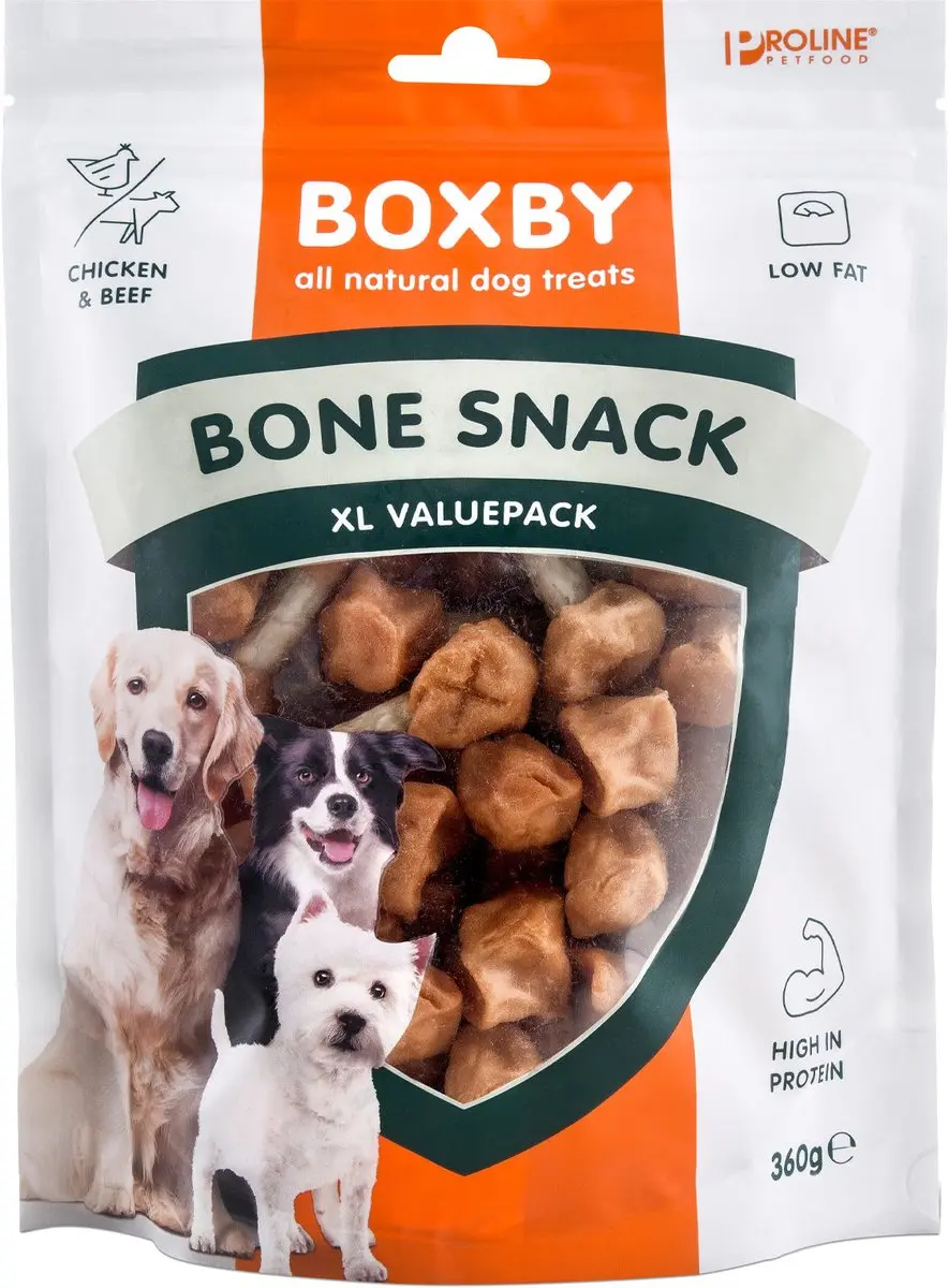 Proline Boxby Bone Snack Hondensnack - 360g - afbeelding 3 van 6
