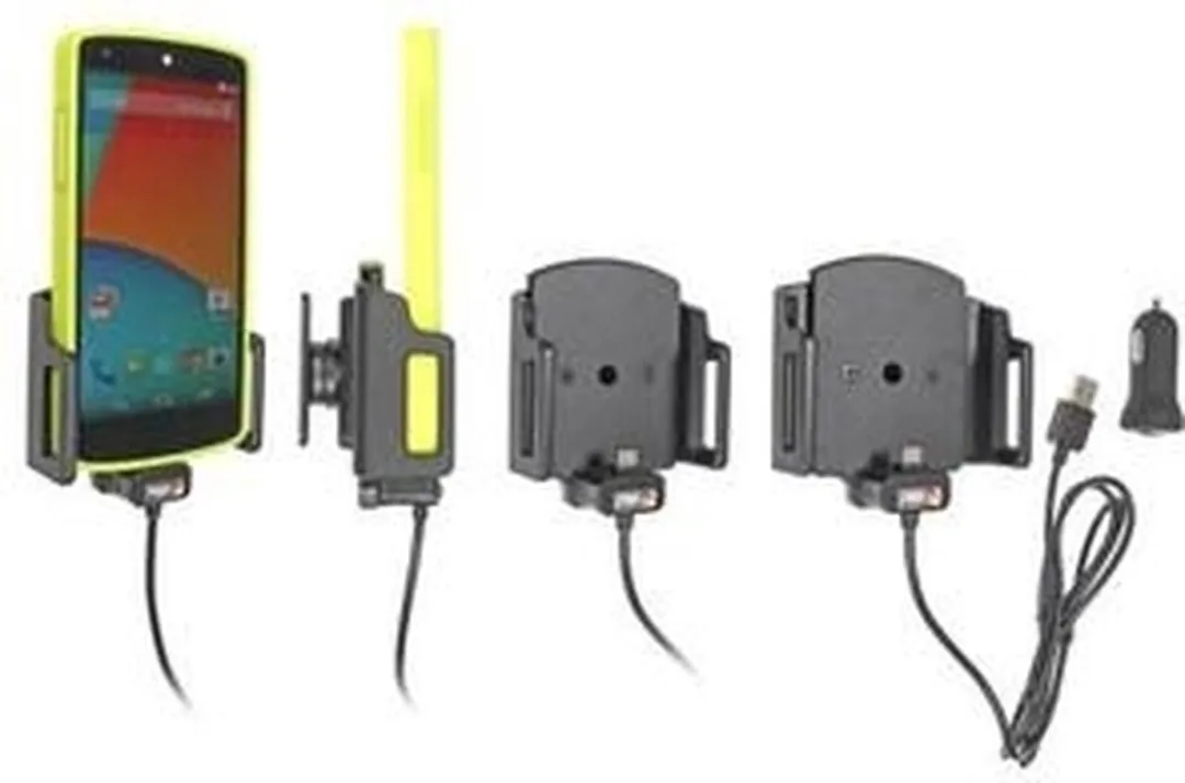Brodit Universele USB Houder 62-77mm - 12V Plug