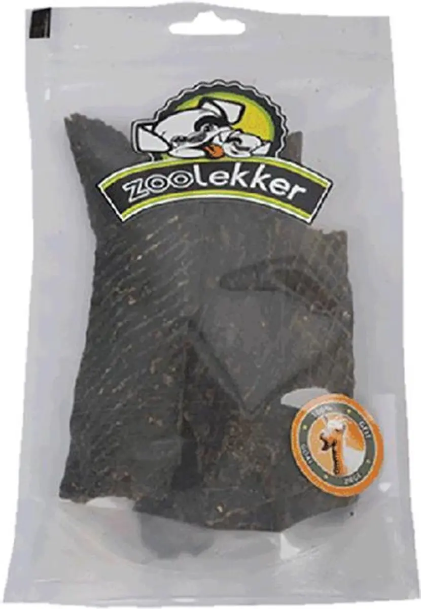 Zoolekker Vleesstrips Geit - Hondensnack - 100 gram - afbeelding 3 van 4