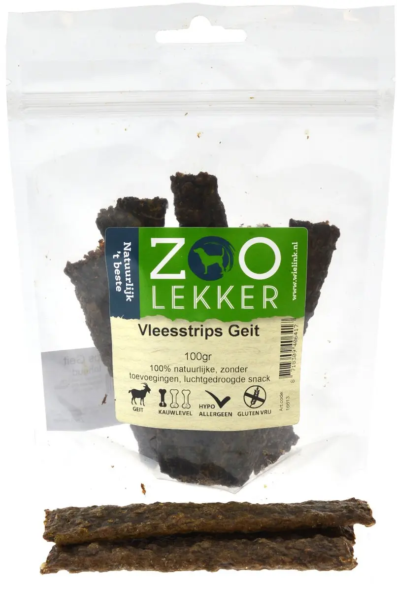 Zoolekker Vleesstrips Geit