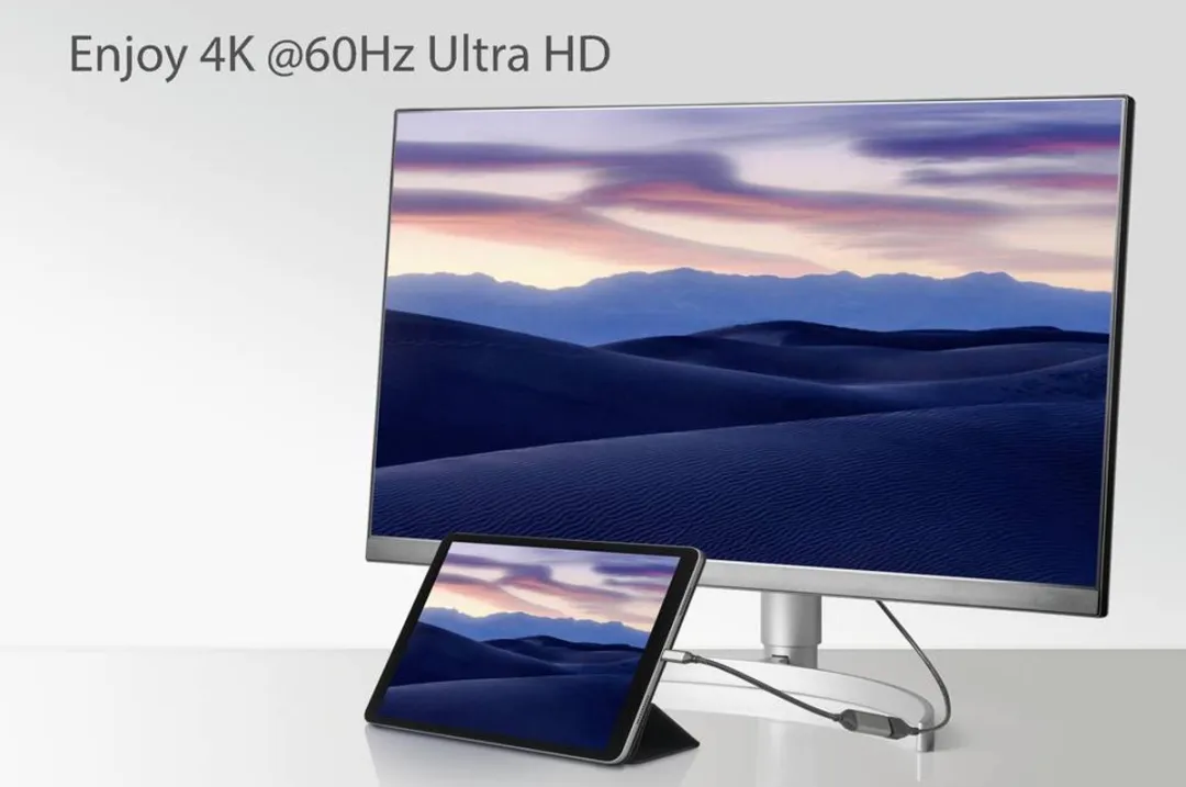 Renkforce RF-5234038 USB-C naar HDMI Adapterkabel 0,15m - Zwart