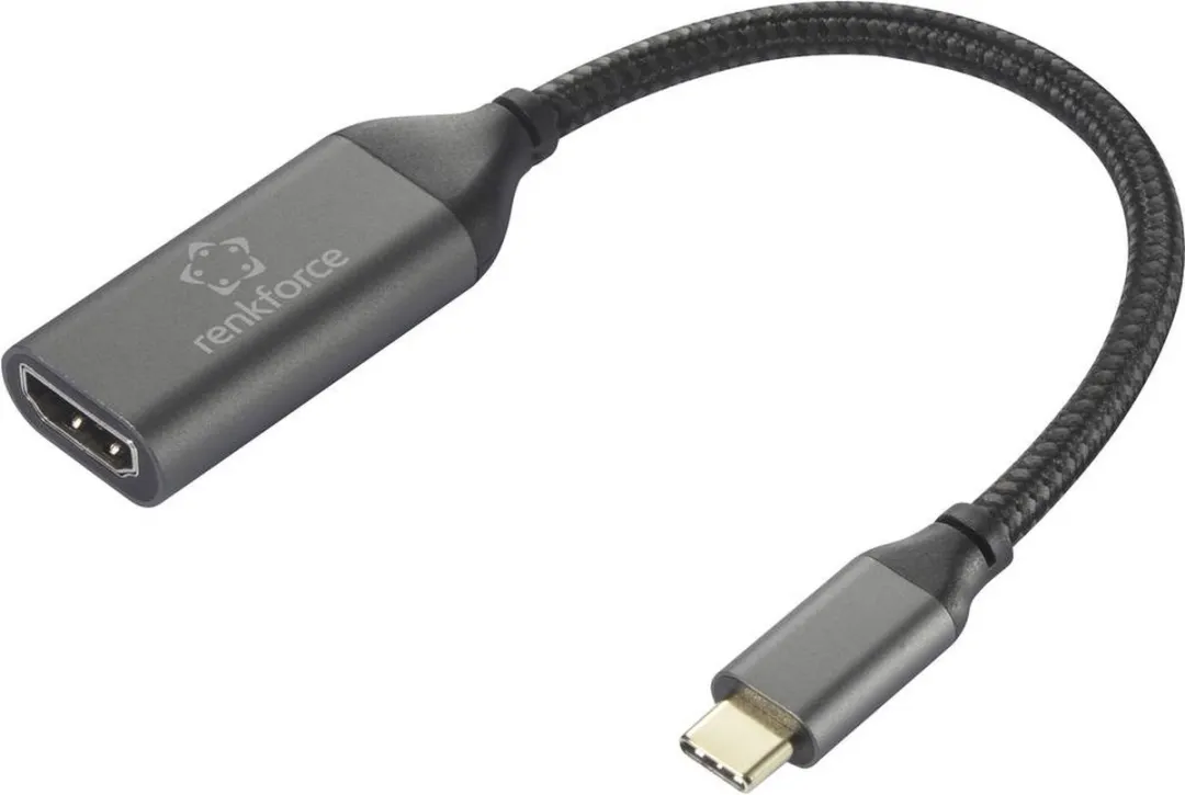 Renkforce RF-5234038 USB-C naar HDMI Adapterkabel 0,15m
