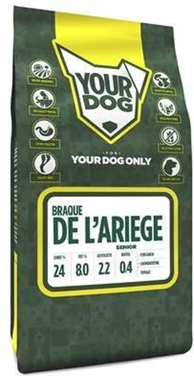 Yourdog Braque de l'Ariège Senior Hondenbrokken - 12 kg - afbeelding 2 van 4