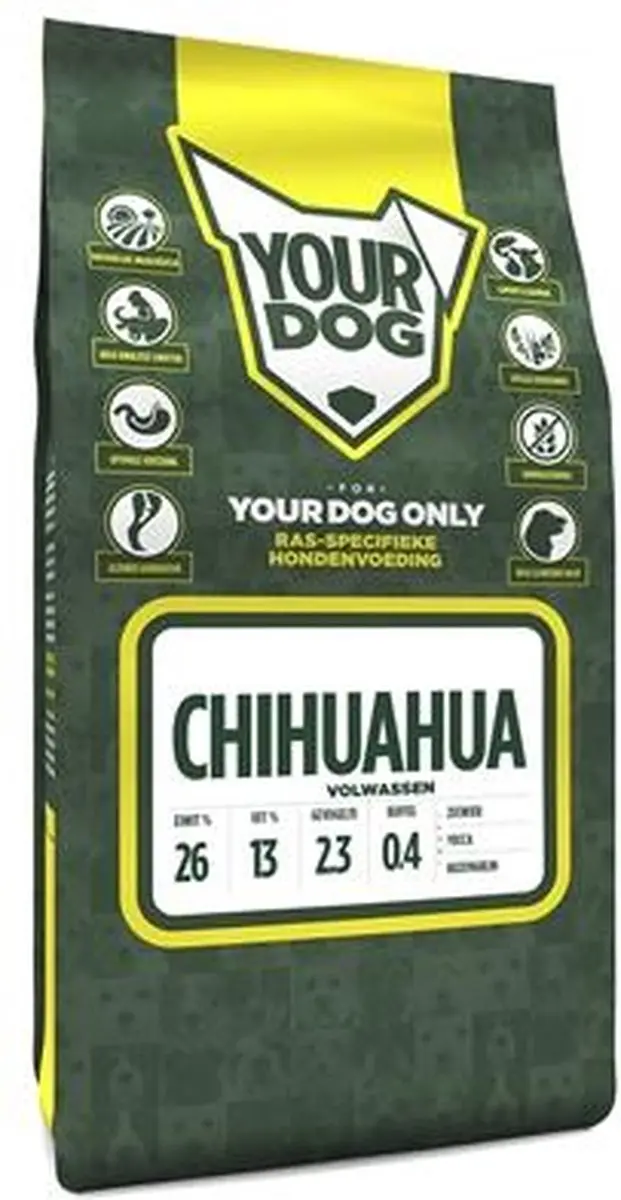 Yourdog Chihuahua Volwassen Hondenbrokken - 12kg - afbeelding 2 van 2