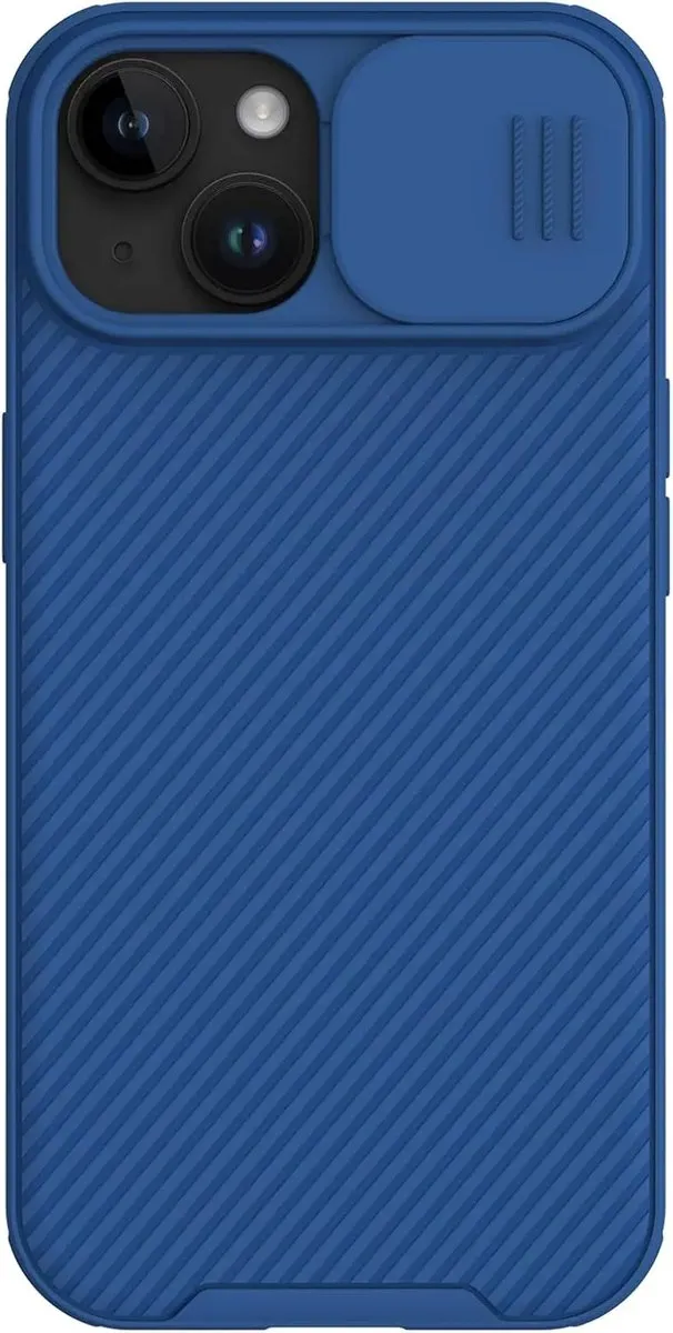 Nillkin CamShield Hoesje iPhone 15 - Blauw