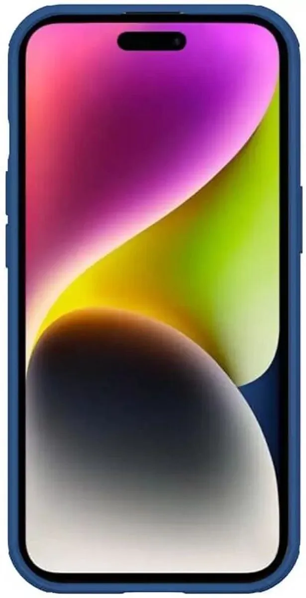Nillkin CamShield Hoesje iPhone 15 - Blauw