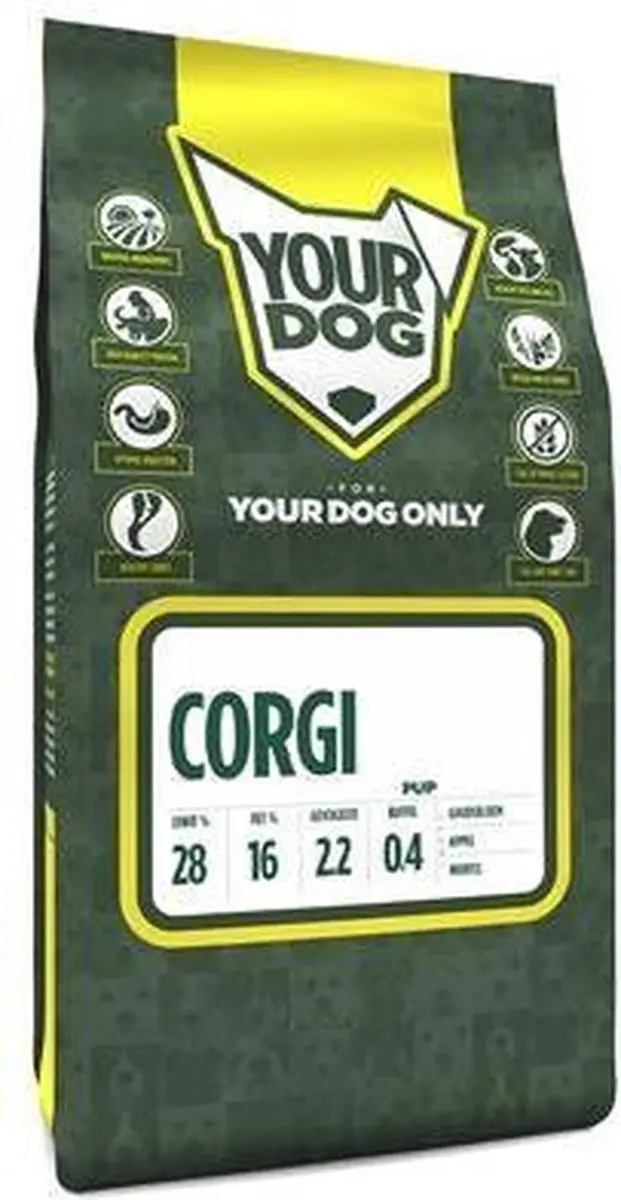 Yourdog Corgi Pup Hondenbrokken 12kg - afbeelding 2 van 2