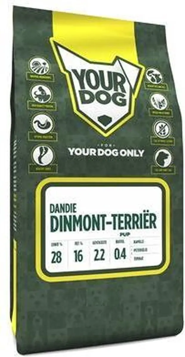 Yourdog Dandie Dinmont Terriër Pup Hondenbrokken - 12 kg - afbeelding 2 van 2