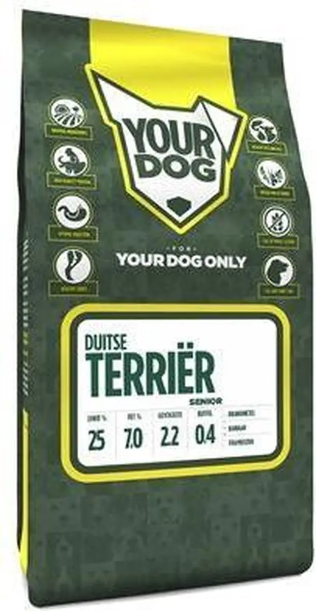 Yourdog Duitse Terriër Senior Hondenbrokken - 12 kg - afbeelding 2 van 2