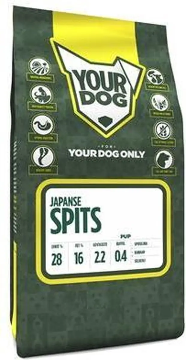 Yourdog Japanse Spits Pup Hondenvoer - 12 kg - afbeelding 2 van 2