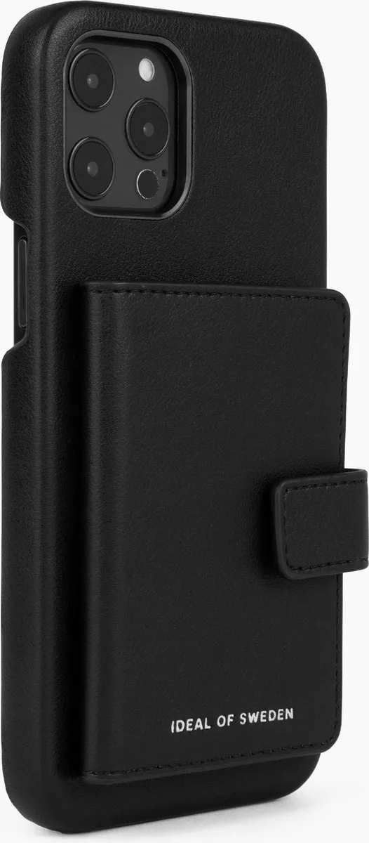 iDeal of Sweden iPhone 12 Pro Max Hoesje Intense Black - Card Pocket