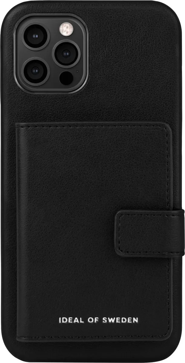 iDeal of Sweden iPhone 12 Pro Max Hoesje Intense Black - Card Pocket