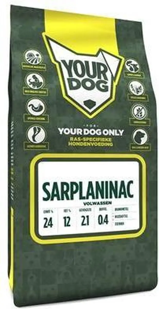 Yourdog Sarplaninac Hondenbrokken Volwassen 12kg - afbeelding 2 van 2