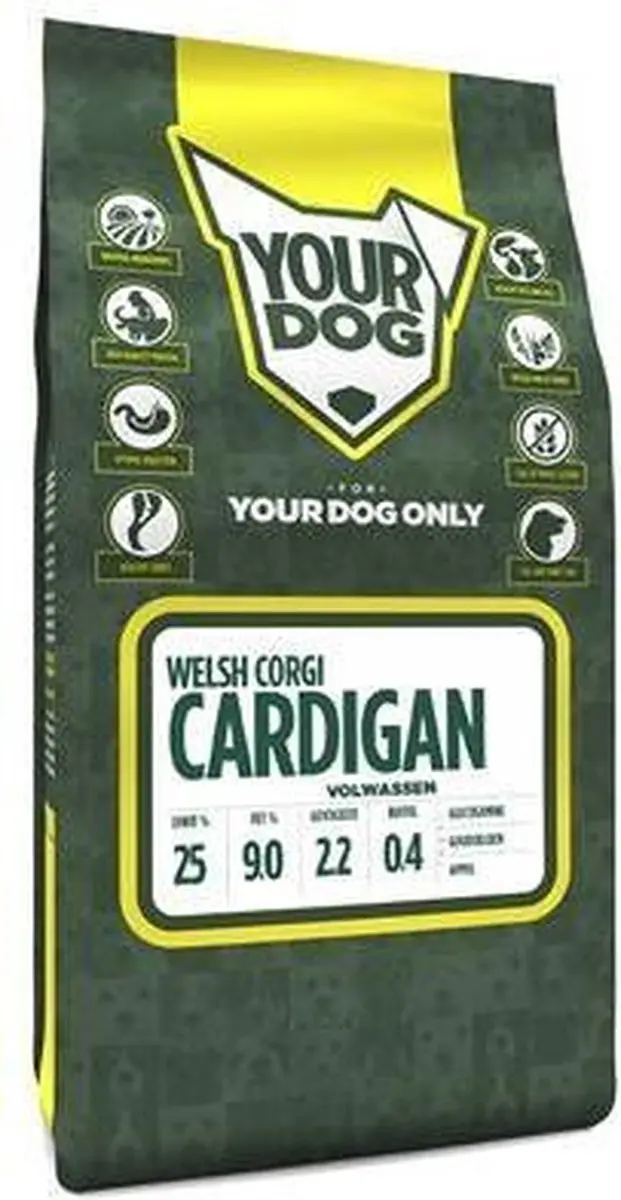 Yourdog Welsh Corgi Cardigan Hondenvoer - 12kg - afbeelding 2 van 2