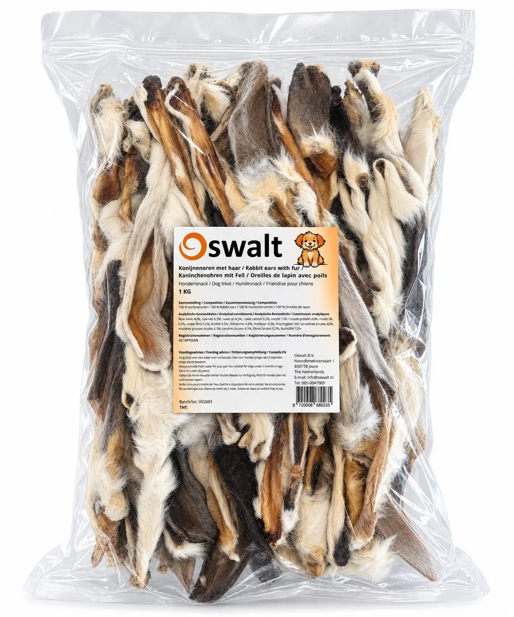 Oswalt Konijnen Oren Met Haar