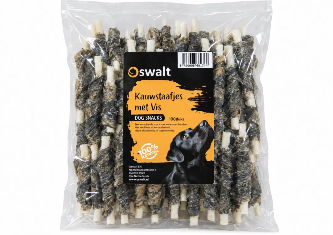 Oswalt Kauwstaafjes Met Vis