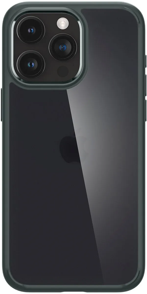 Spigen Ultra Hybrid Hoesje iPhone 15 Pro - Groen