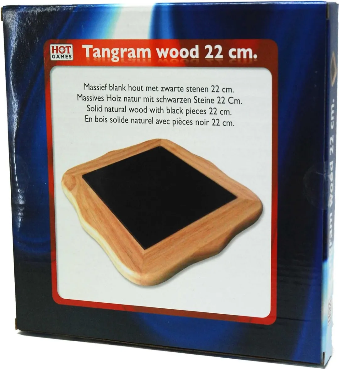 HOT Games Tangram SolidWood Zwart 22cm