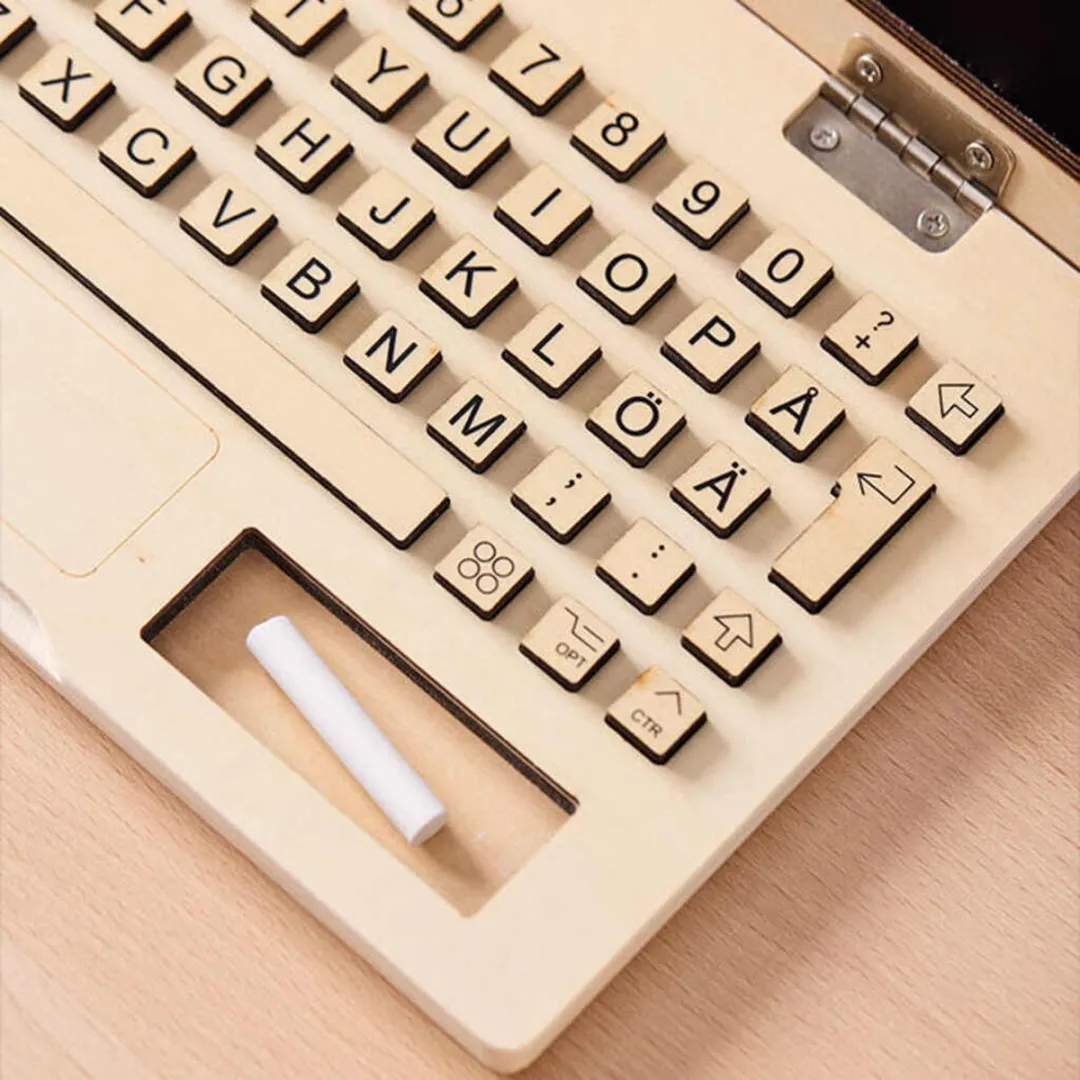 Kids Concept Speelgoedcomputer Set - Hout