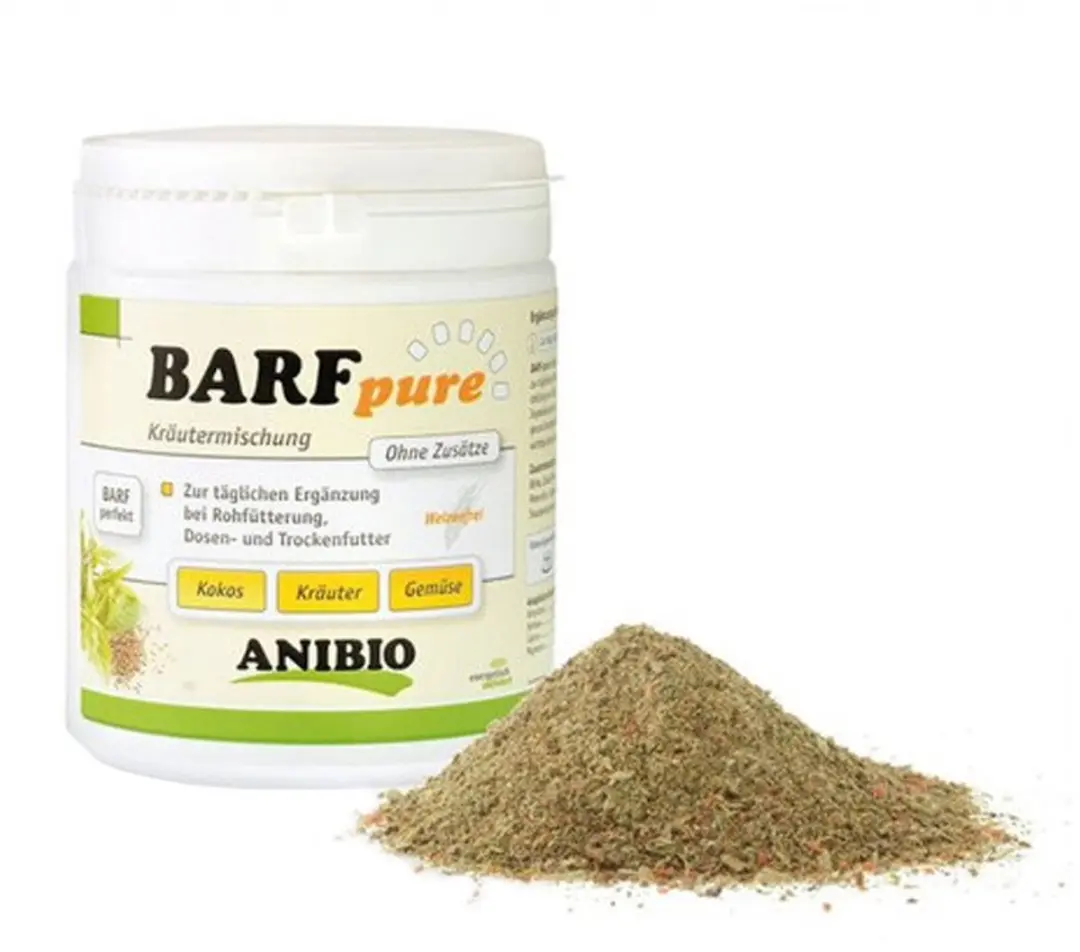 Anibio Barf pur aanvulling op het dagelijkse vers voer, voor honden en katten. 3
