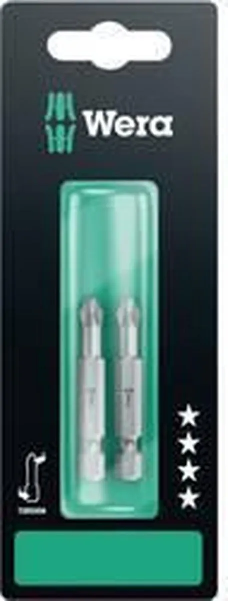 Wera 851/4 ZB PH2 Schroefbit - 50mm - 2 Stuks - afbeelding 6 van 6