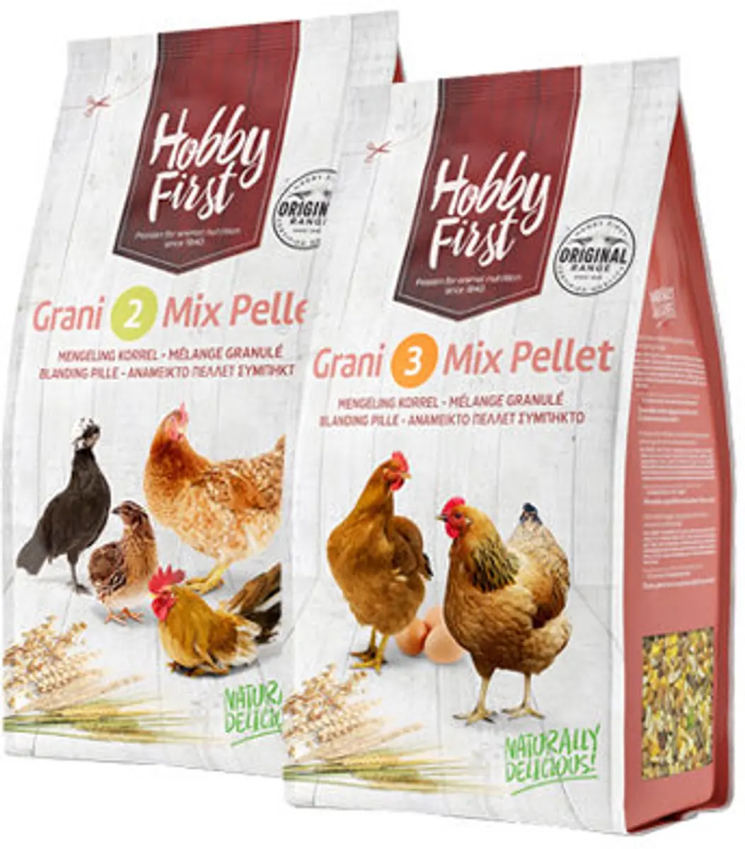 HobbyFirst Grani 3 Mix Korrel - Kippenvoer 4kg - afbeelding 2 van 5
