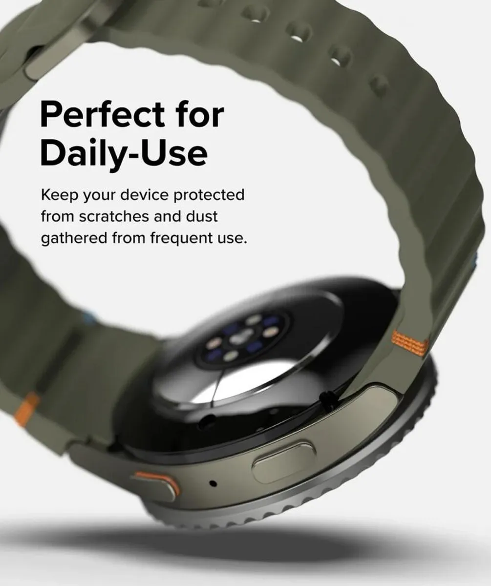 Ringke Bezel Styling + Tempered Glass Samsung Galaxy Watch 7 40mm - Zwart