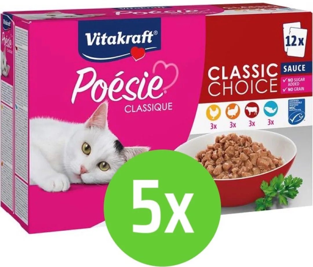 Vitakraft Poesie Classique Gevogelte Gelei 60 Stuks