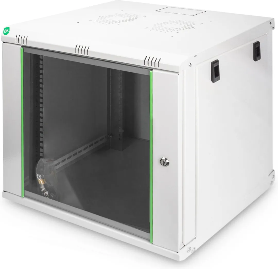 Digitus DN-19 09-U-EC Wandrek 19" - 9U - Grijs-wit