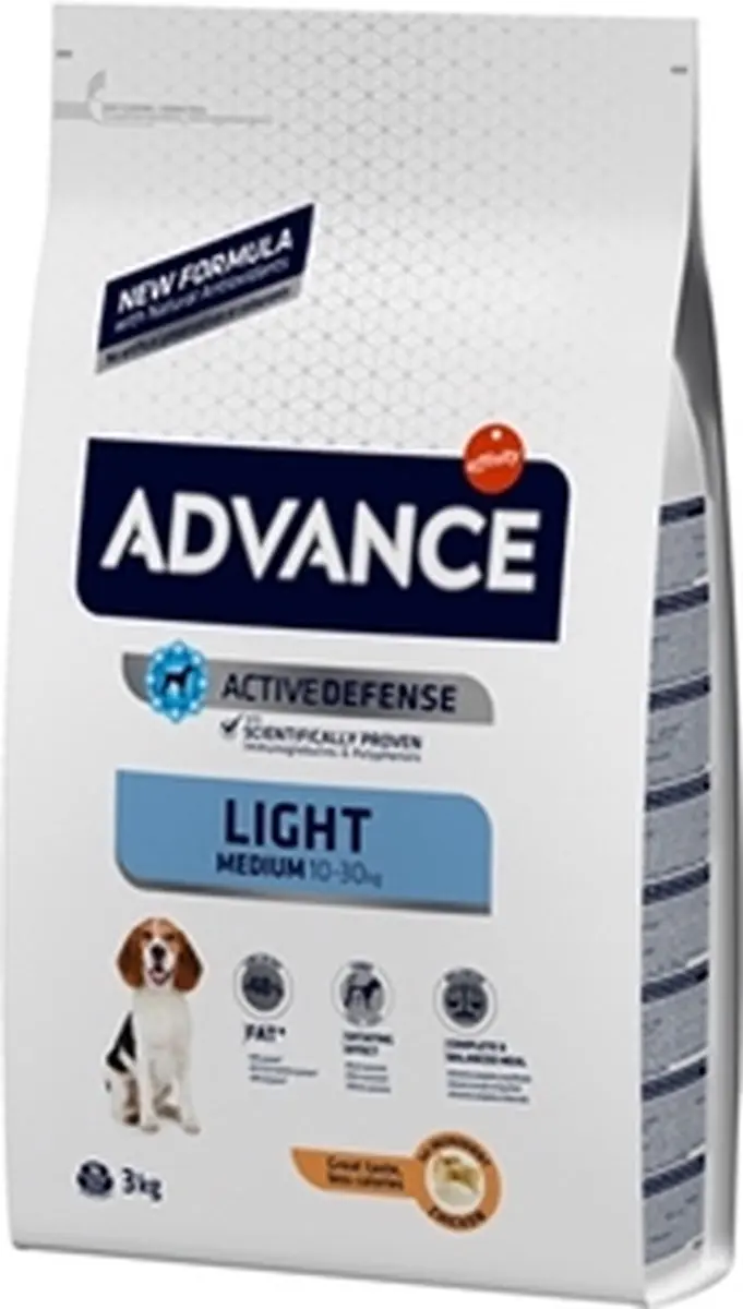 Advance Adult Medium Light Kip Hondenvoer - 12kg - afbeelding 6 van 6