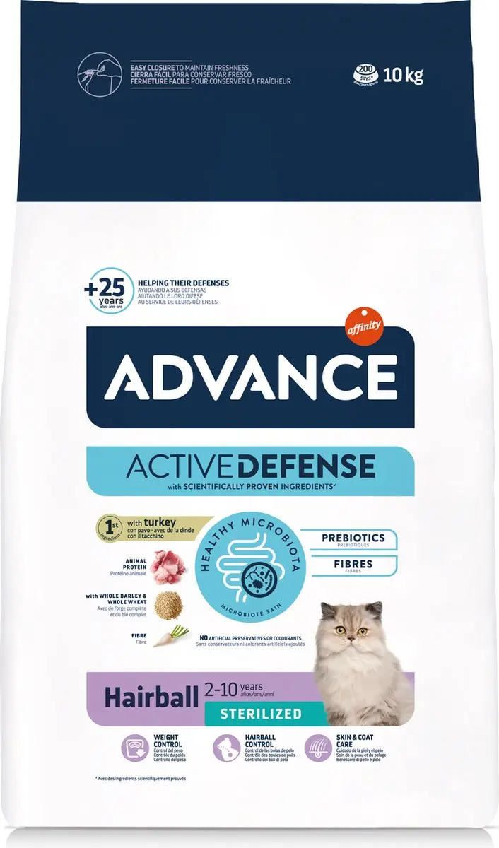 Advance Sterilized Hairball Kattenvoer