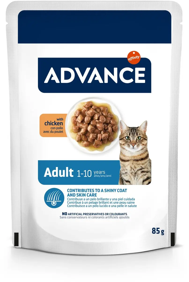Advance Cat Adult Kip Natvoer 12x85g