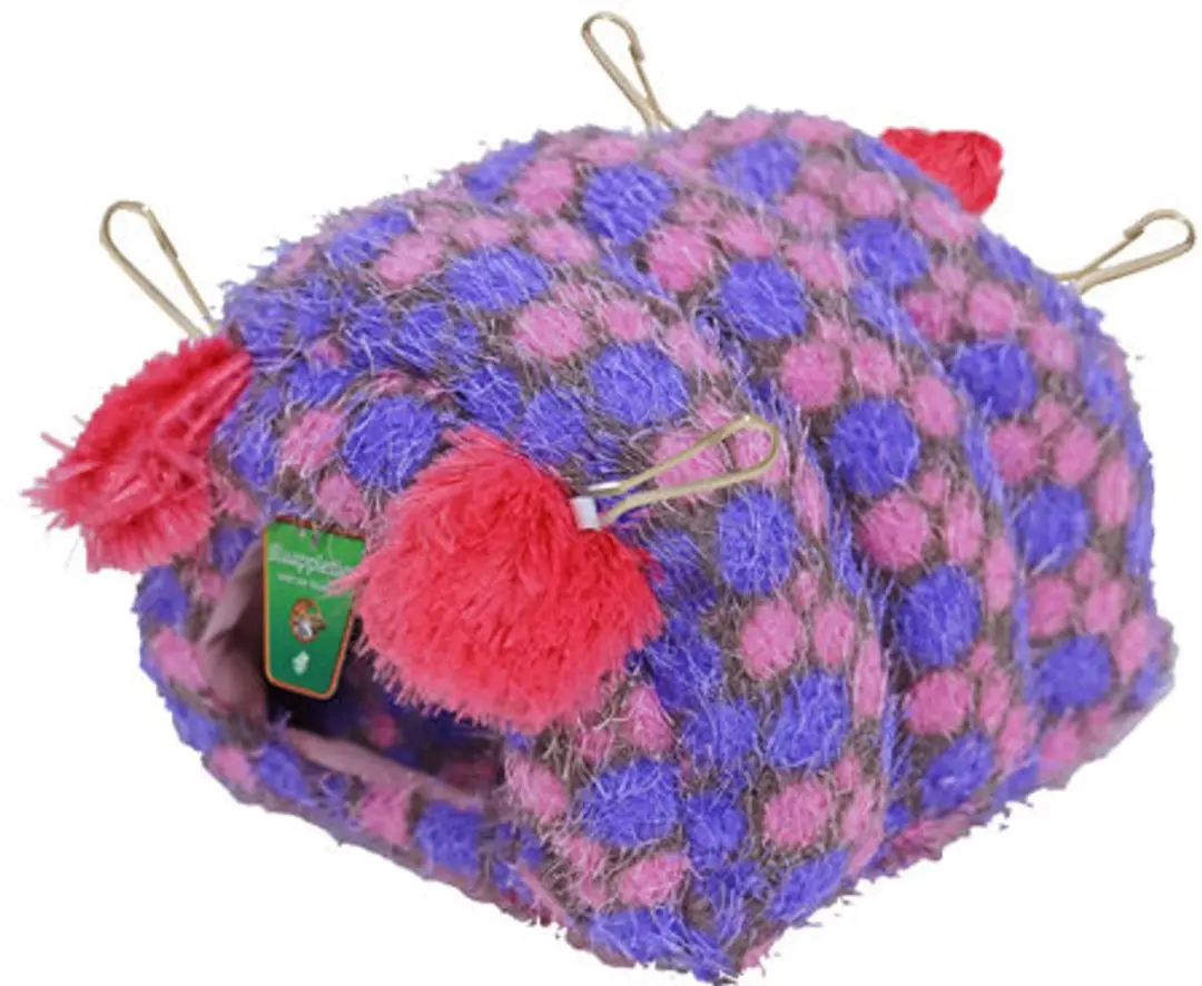 Boon Cocoon Pluche Knaagdierhuis 20x22cm - Inclusief Kussen - afbeelding 2 van 4