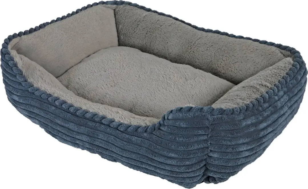 Boon Divan Corduroy Hondenbed - 50x40cm - Blauw/Grijs - afbeelding 3 van 3