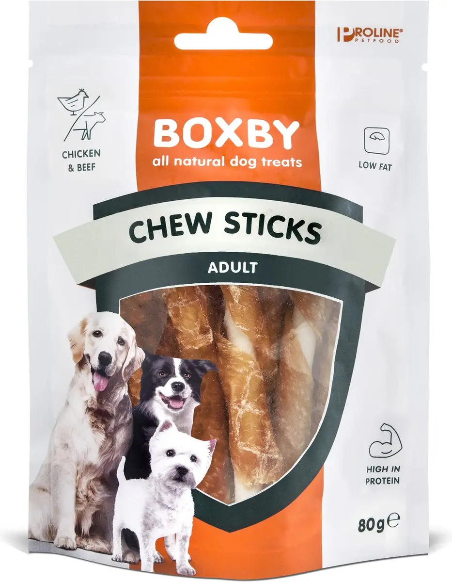 Proline Boxby Chew Stick Kip Hondensnack