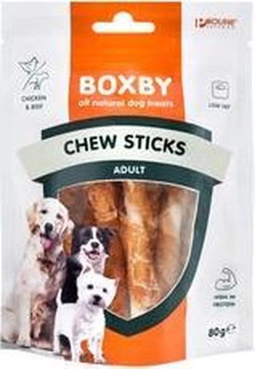 Proline Boxby Chew Stick Kip Hondensnack - 80 g - afbeelding 5 van 5