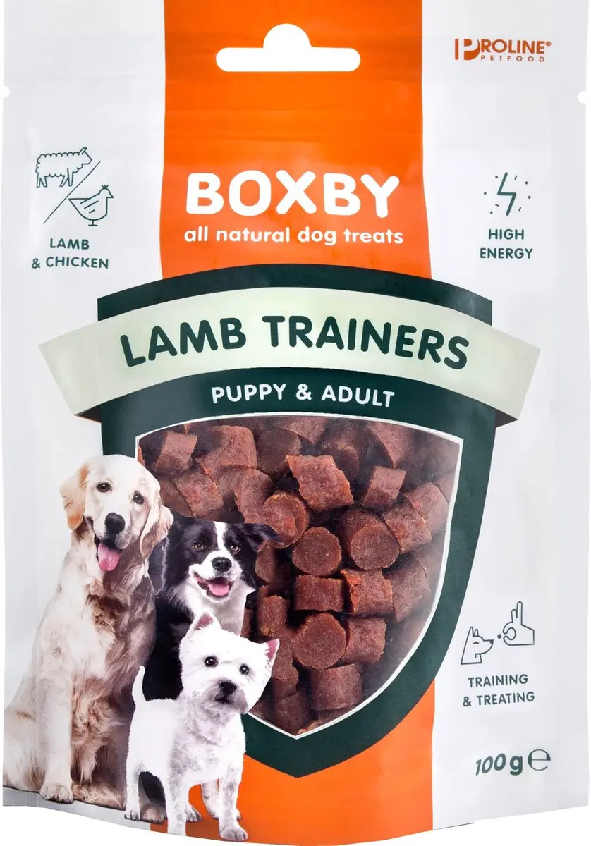 Proline Boxby Lamb Trainers Hondensnack - 100g - afbeelding 3 van 4