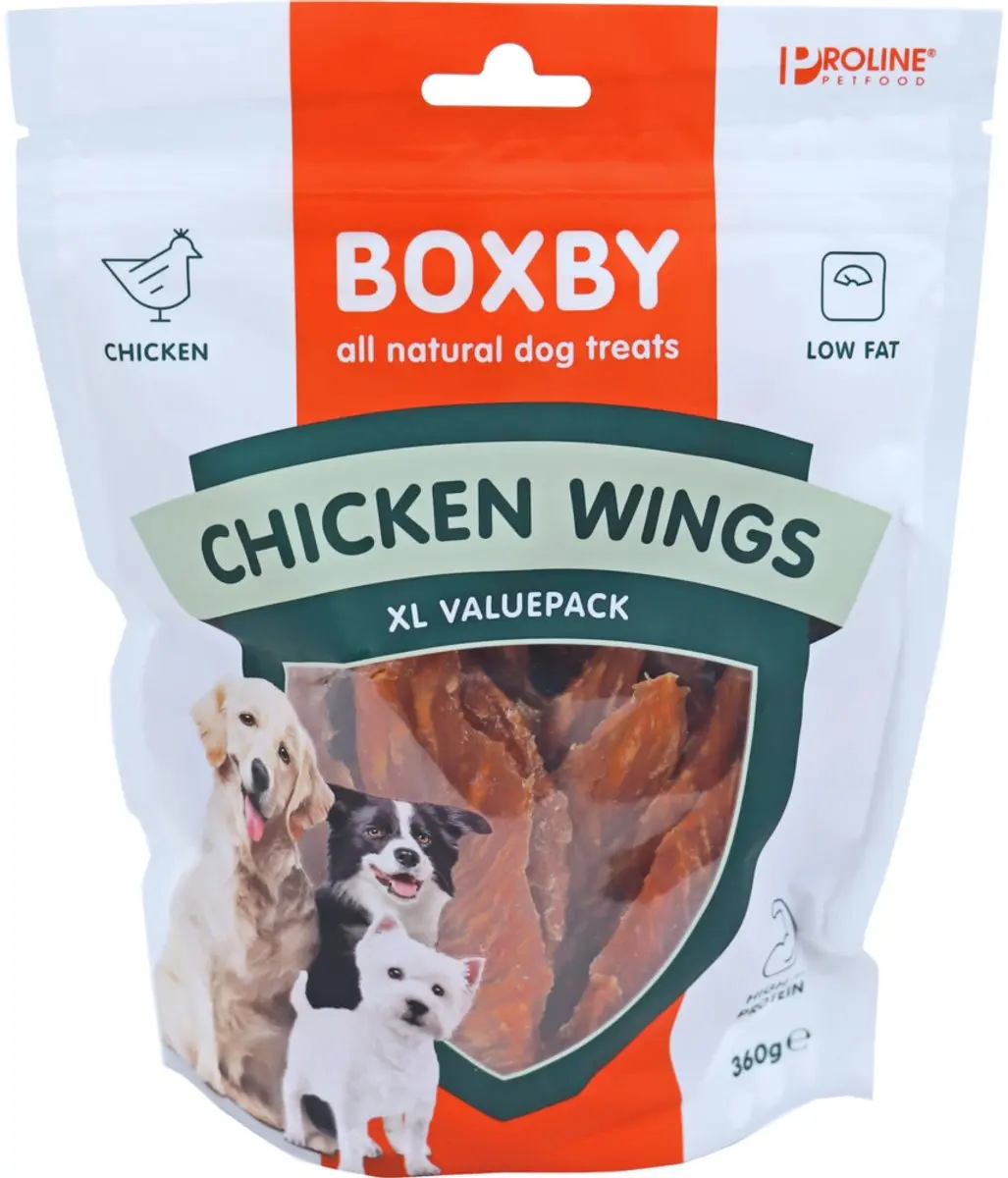 Proline Boxby Chicken Wings Hondensnack - 360g - afbeelding 4 van 5
