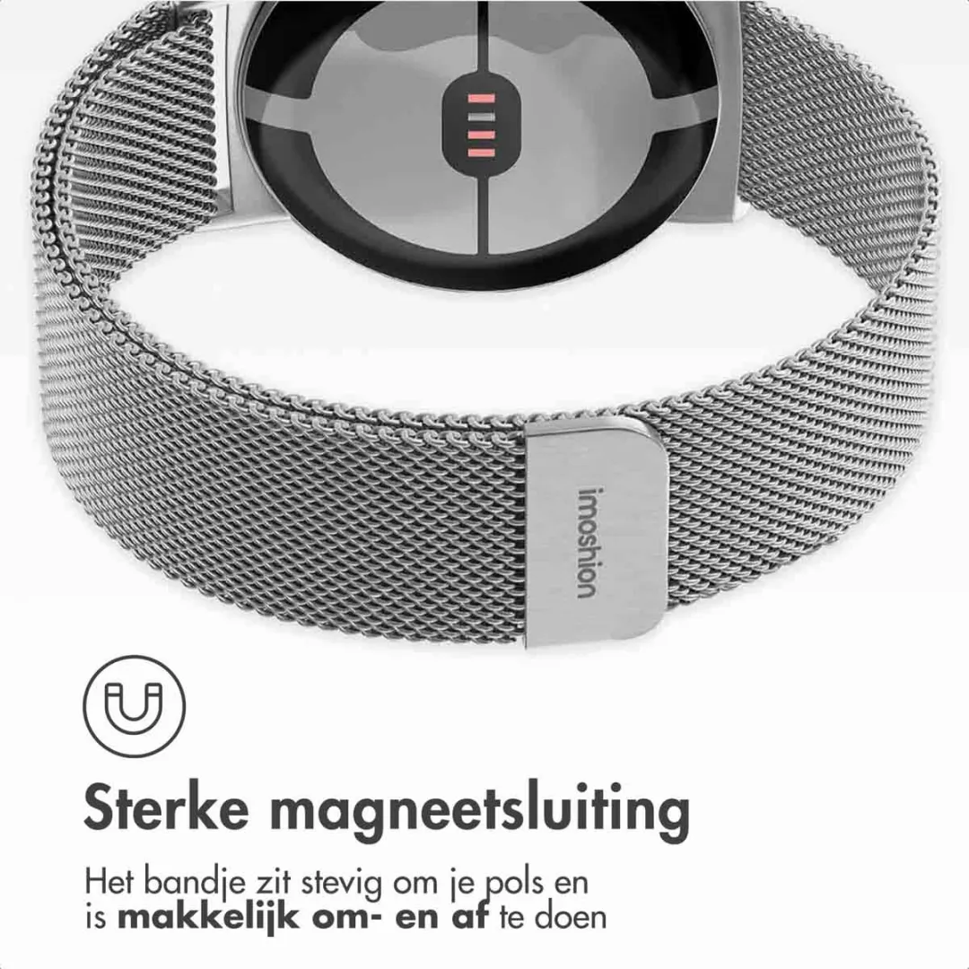 Imoshion Magnetisch Bandje Google Pixel Watch 3/4 45mm - Zilver