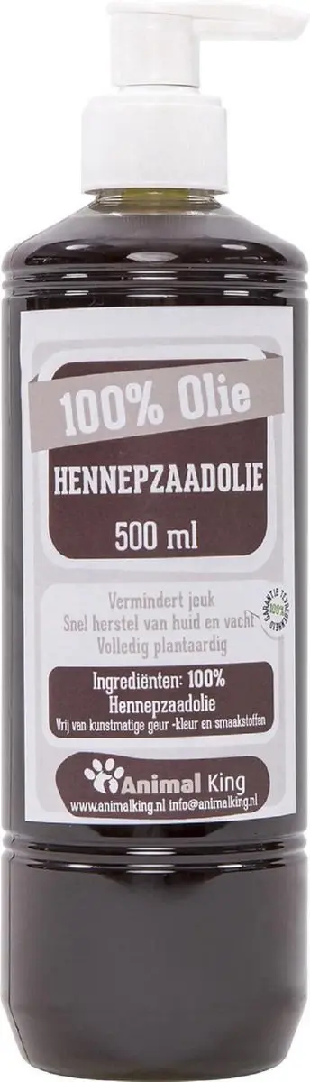 Hennepzaadolie-2x500ml-Animal King