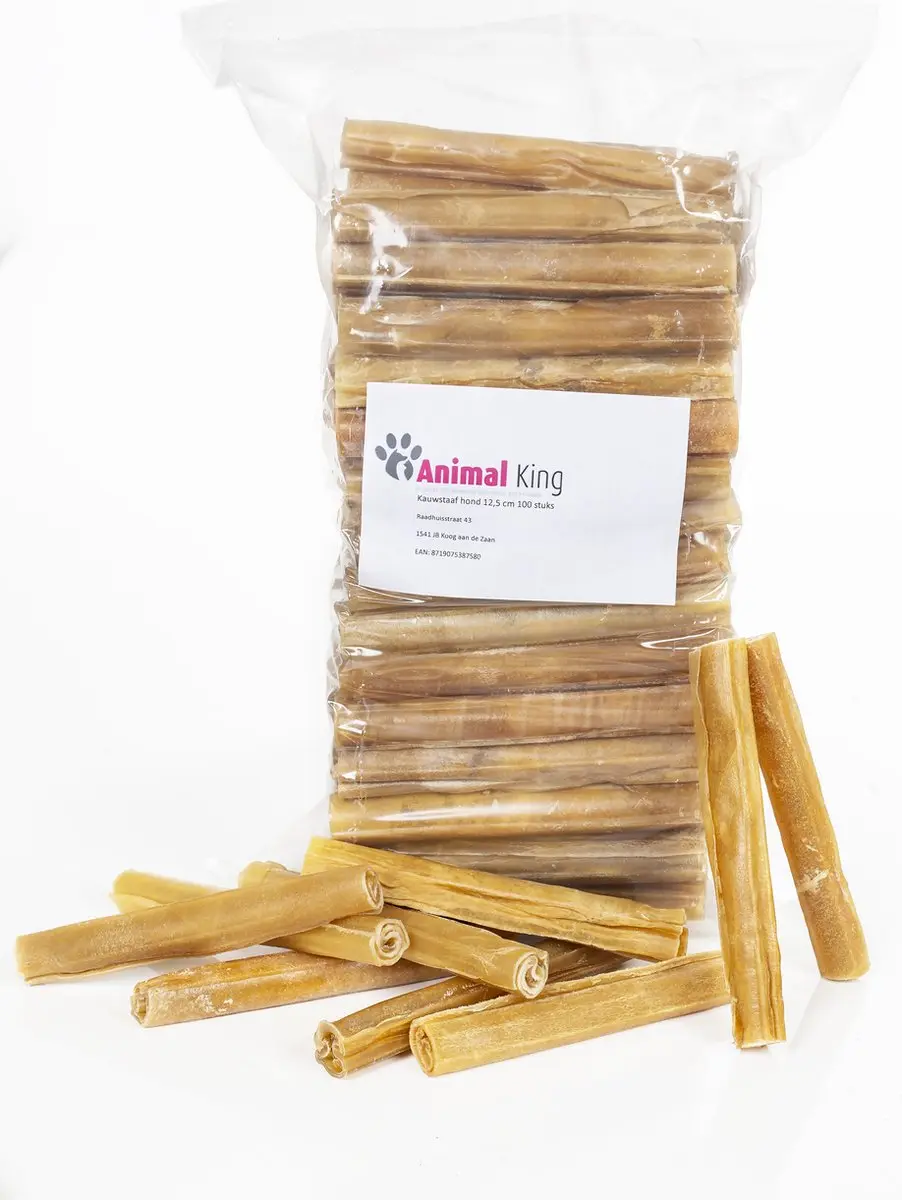 Animalking Kauwstaaf Hond 12,5 cm 100 Stuks