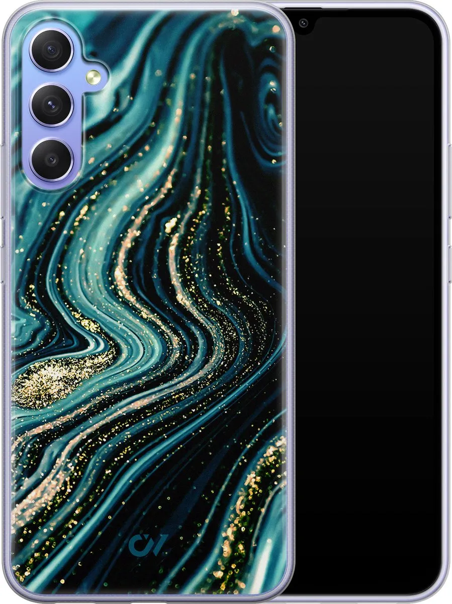 Casevibes Hoesje Samsung Galaxy A34 - Blauw - S/A34/UV/046