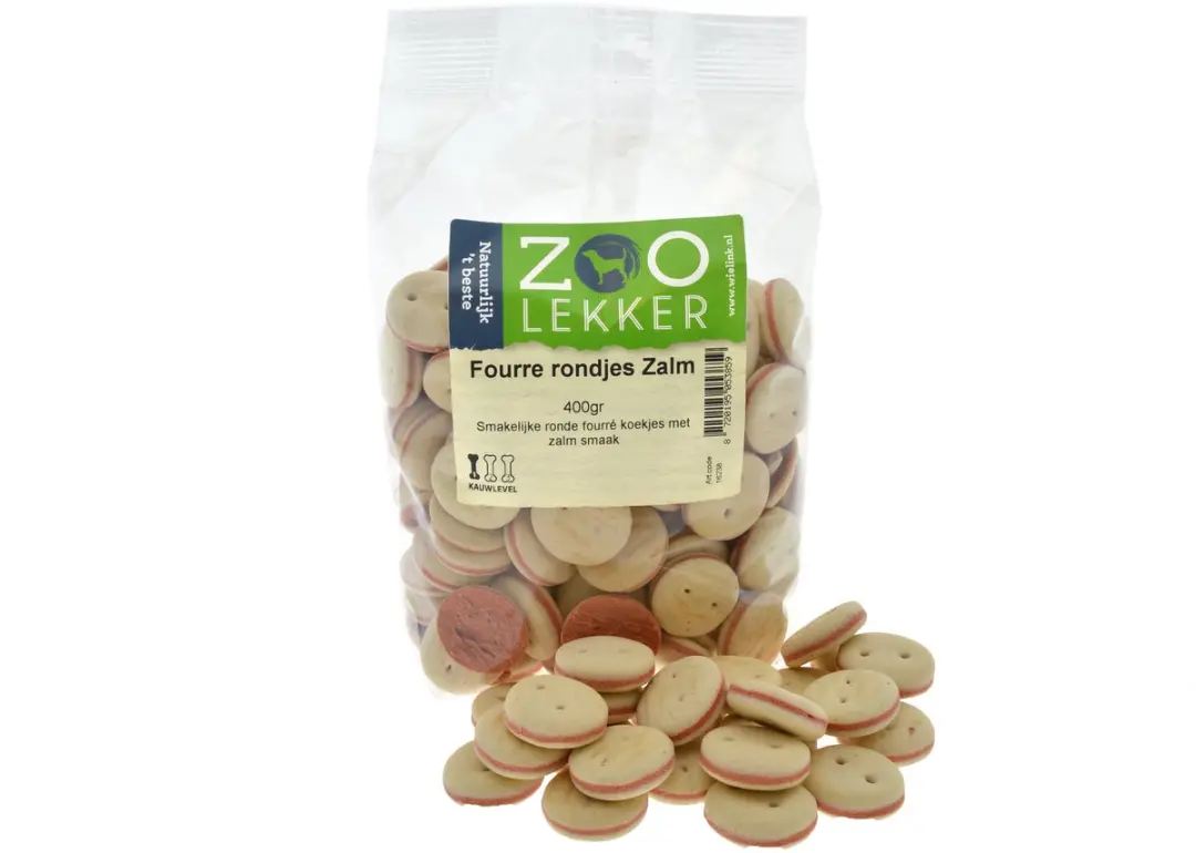 Zoolekker Fourre rondjes zalm