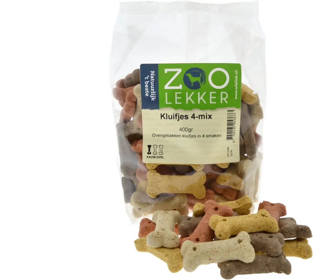 Zoolekker Kluifjes 4-mix