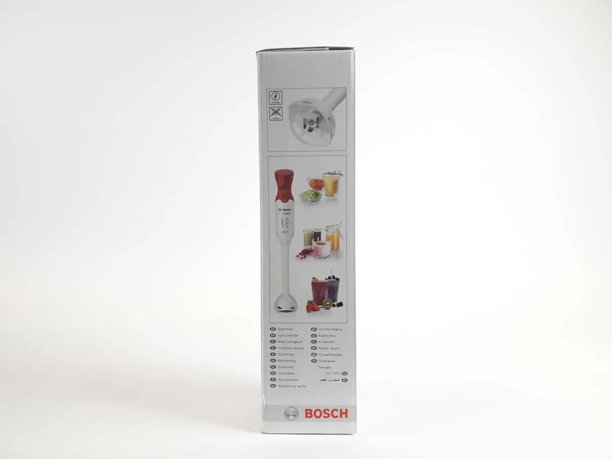 Bosch ErgoMixx MSM64010 Staafmixer 450W - Rood/Wit