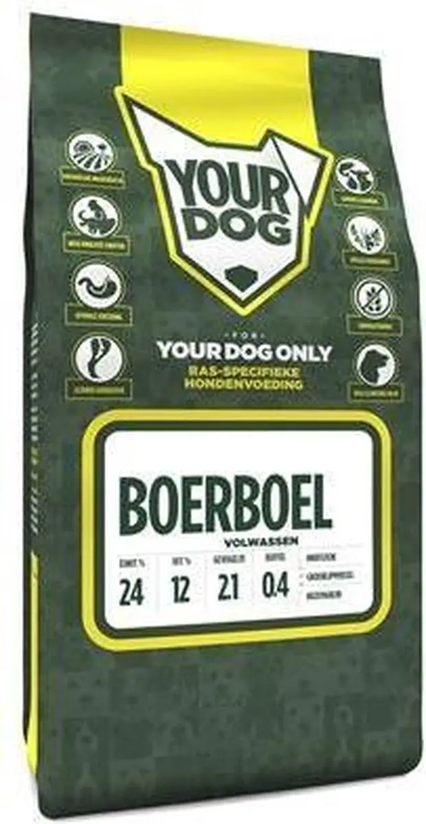 Yourdog Boerboel Hondenbrokken Volwassen 12 kg - afbeelding 2 van 3