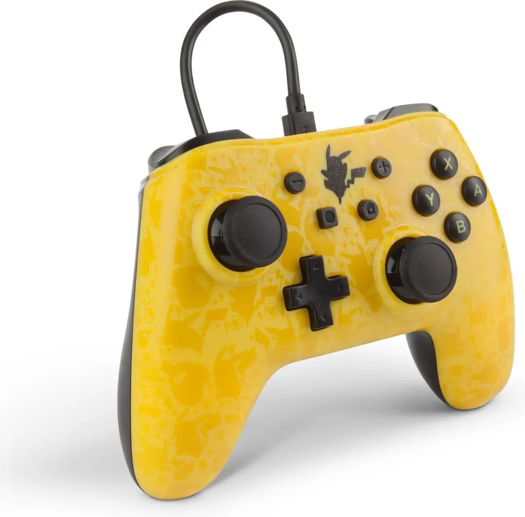 PowerA Pikachu Shadow Controller 16 Knoppen - Geel/Print