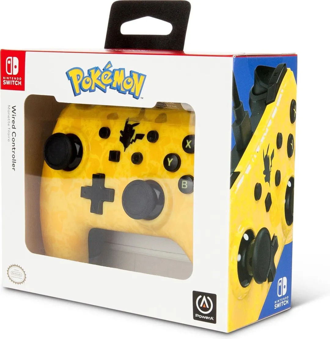 PowerA Pikachu Shadow Controller 16 Knoppen - Geel/Print