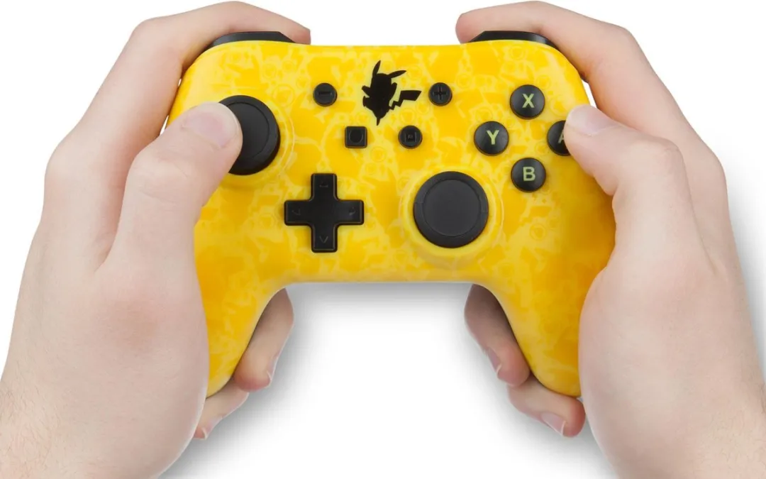 PowerA Pikachu Shadow Controller 16 Knoppen - Geel/Print - afbeelding 6 van 6